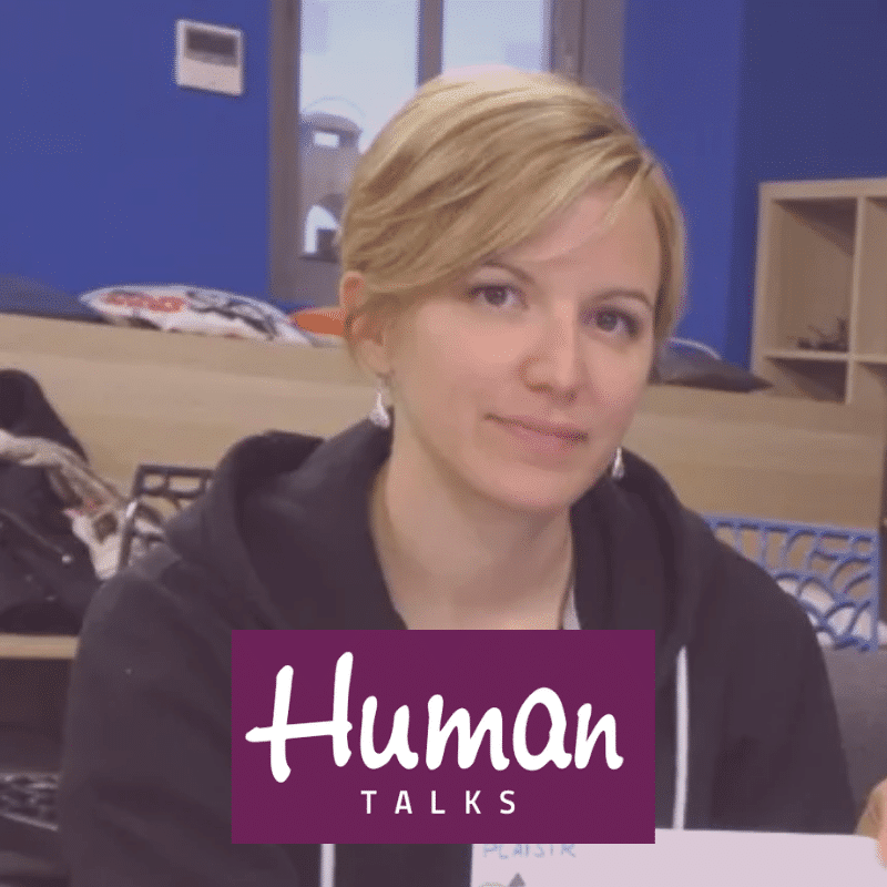 « La communication vs le marketing », Anne Roquain au #HumanTalksPoitiers !