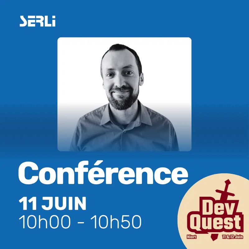 Un Serlien sur scène à DevQuest